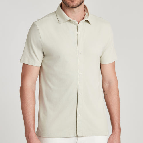 Polo uomo in micro piquet tinta in capo, design veneziano e comfort premium