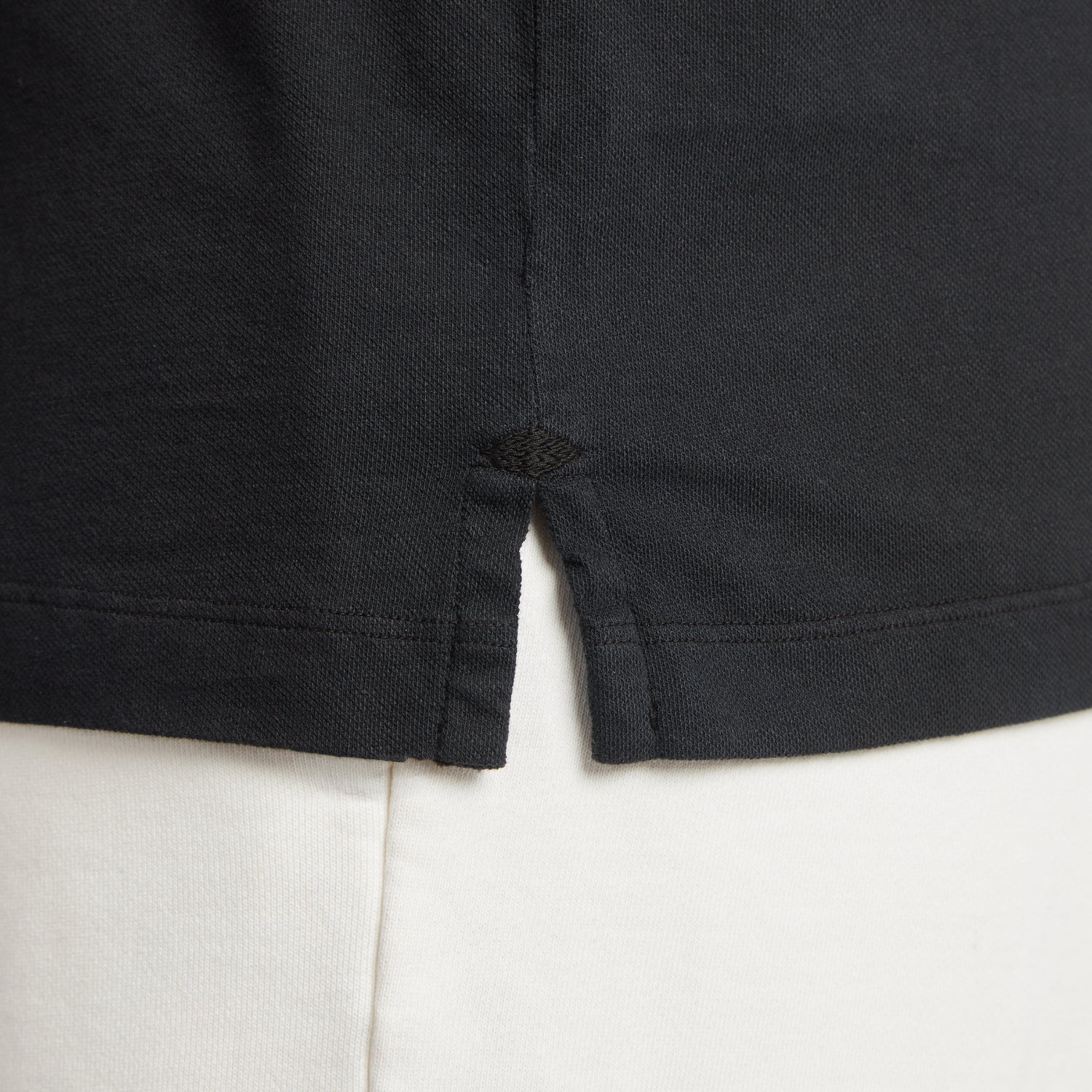 CAMICIA UOMO IN PIQUET TINTO CAPO “STORICA” NERA – UNLIMITED