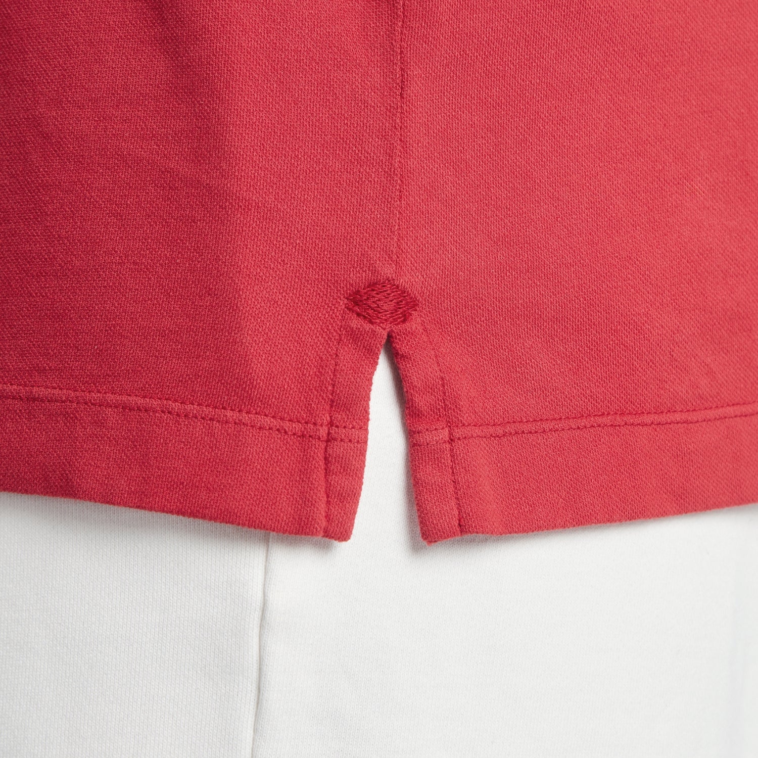 POLO UOMO IN MICRO PIQUET TINTO CAPO “BAUTA” ROSSO VENEZIANO – UNLIMITED