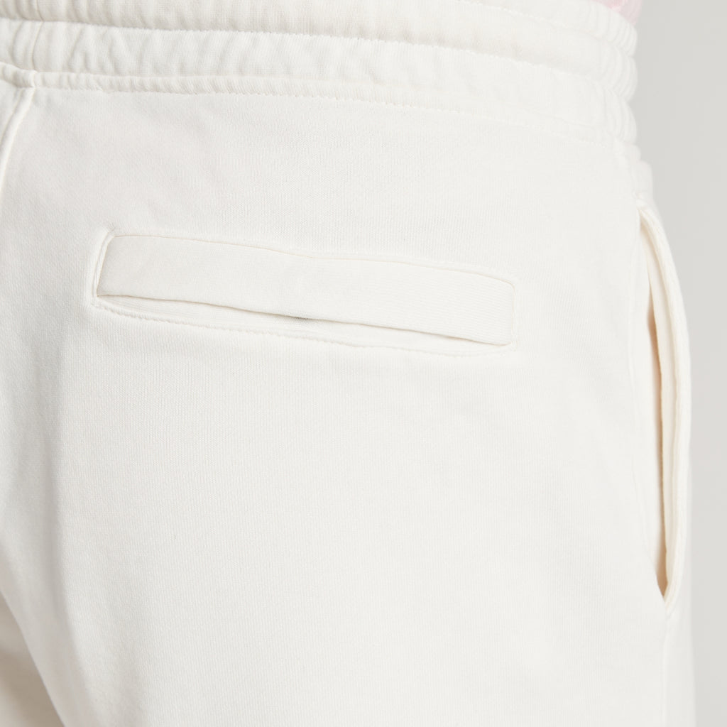 BERMUDA IN FELPA DI COTONE “BOCOLO” BIANCO – UNLIMITED