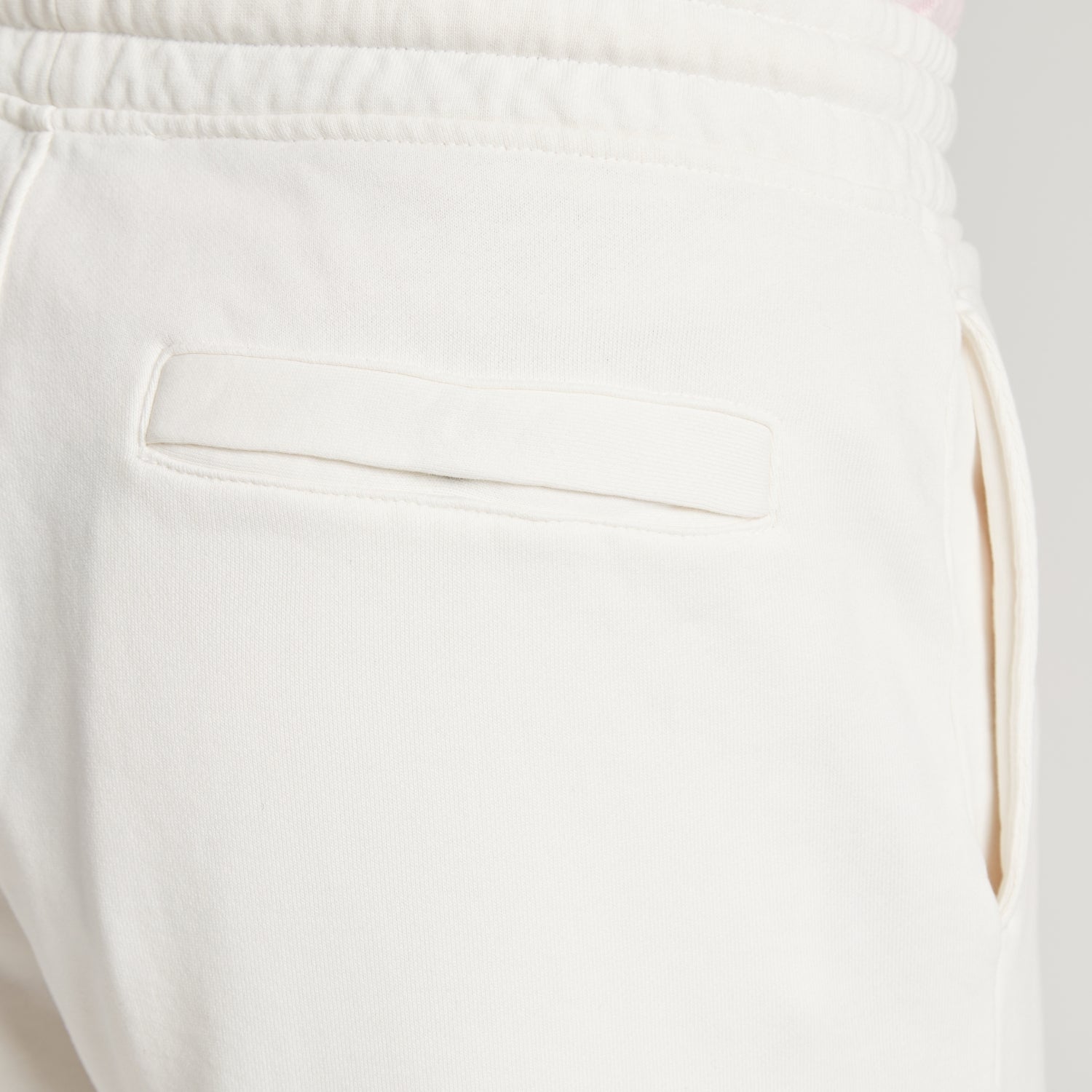 BERMUDA IN FELPA DI COTONE “BOCOLO” BIANCO – UNLIMITED