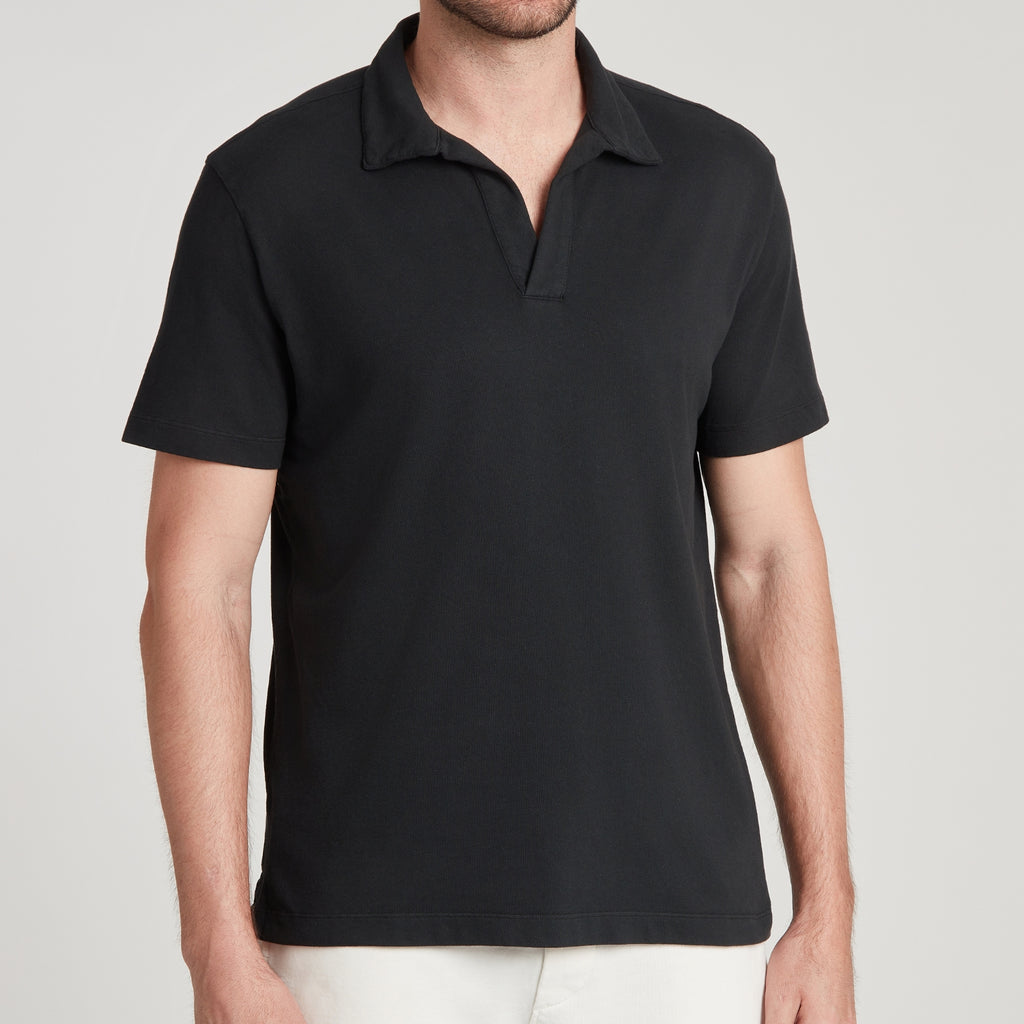 POLO UOMO TINTO CAPO SENZA BOTTONI “SENSA” NERA – UNLIMITED