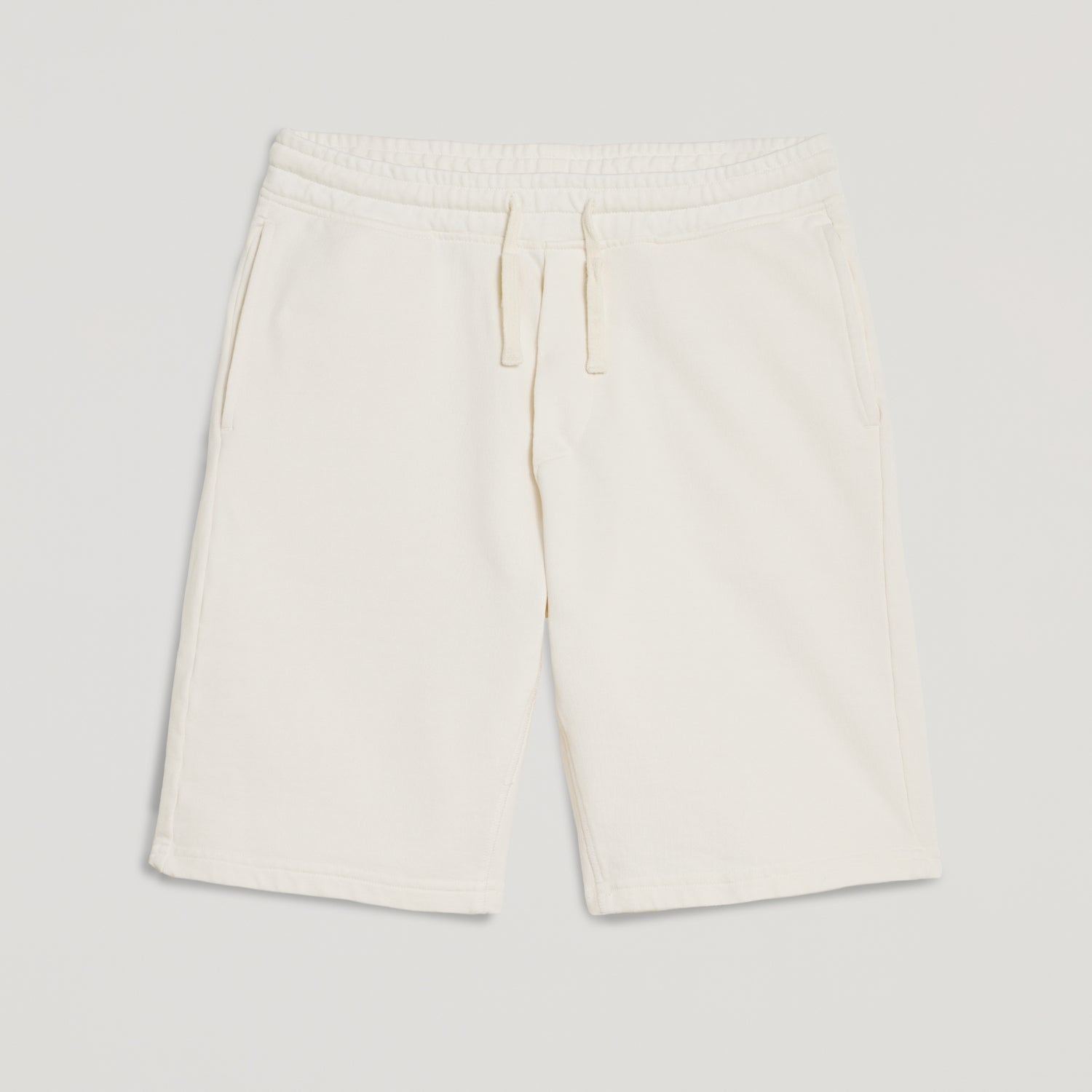 BERMUDA IN FELPA DI COTONE “BOCOLO” BIANCO – UNLIMITED