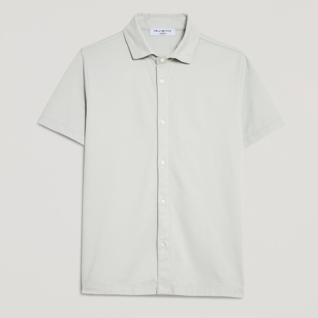 Polo uomo in micro piquet tinta in capo, design veneziano, manifattura italiana, comfort premium
