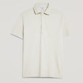 Polo uomo in micro piquet tinta in capo, design veneziano, manifattura italiana, comfort premium