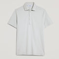 Polo uomo in micro piquet tinta in capo, design veneziano e manifattura italiana, comfort premium