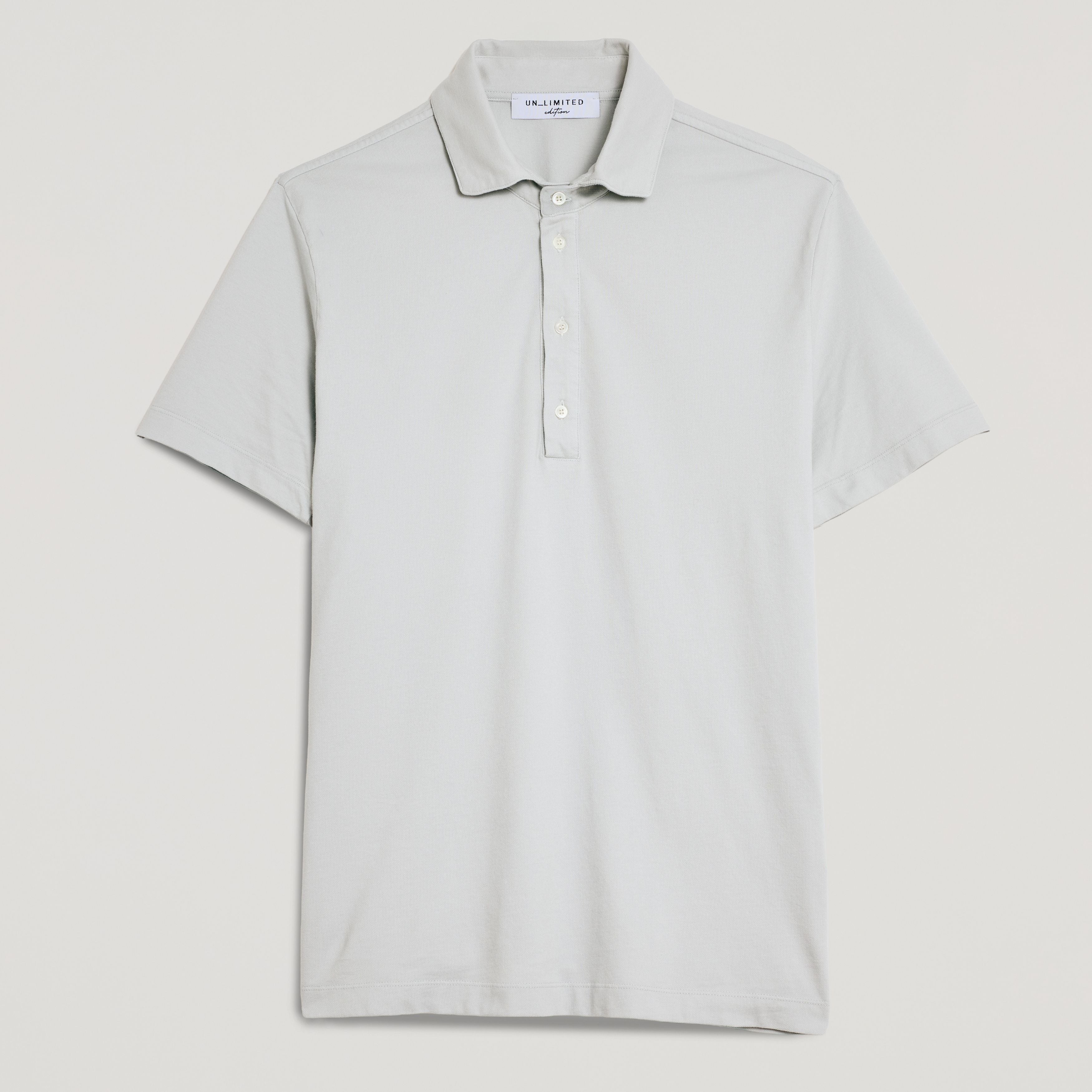 Polo uomo in micro piquet tinta in capo, design veneziano e manifattura italiana, comfort premium