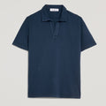POLO UOMO TINTO CAPO SENZA BOTTONI “SENSA” BLU – UNLIMITED