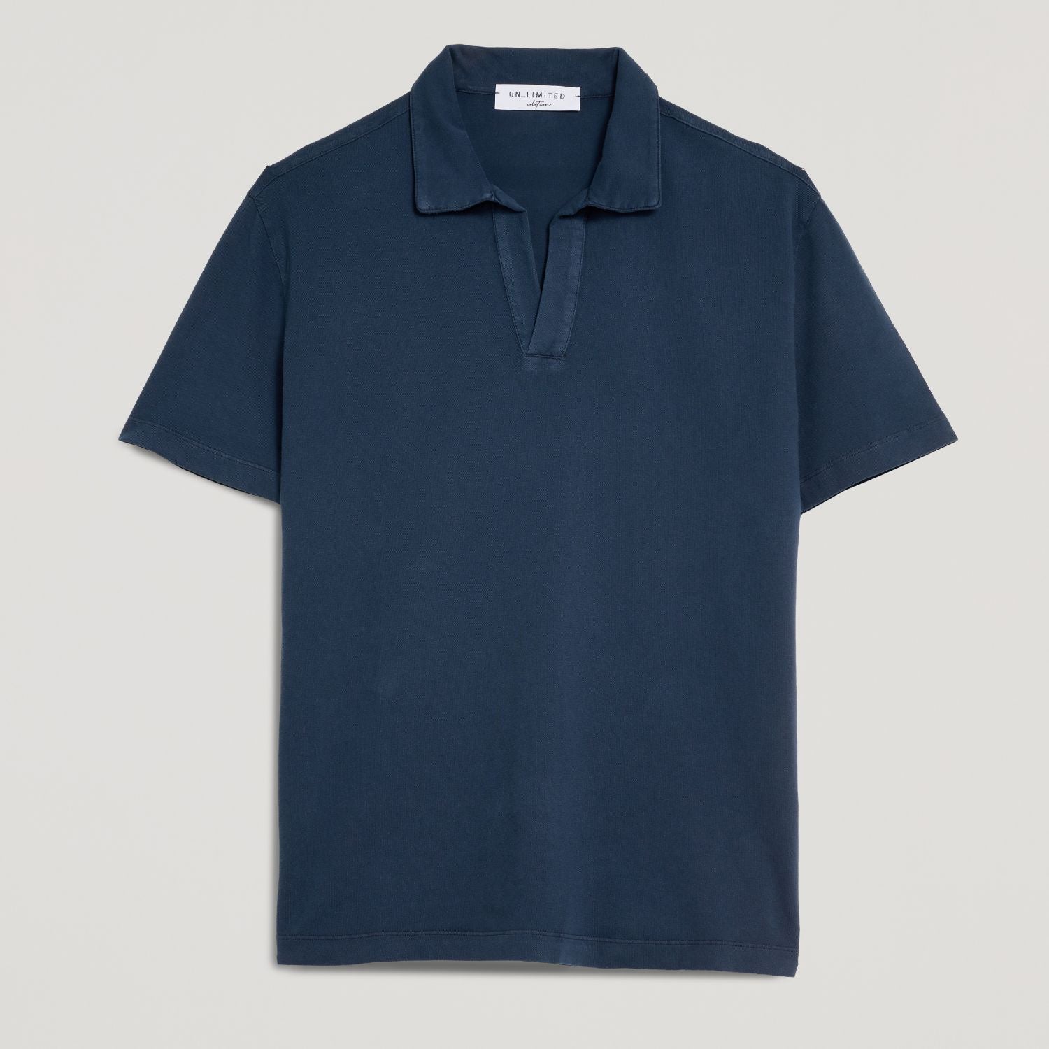POLO UOMO TINTO CAPO SENZA BOTTONI “SENSA” BLU – UNLIMITED