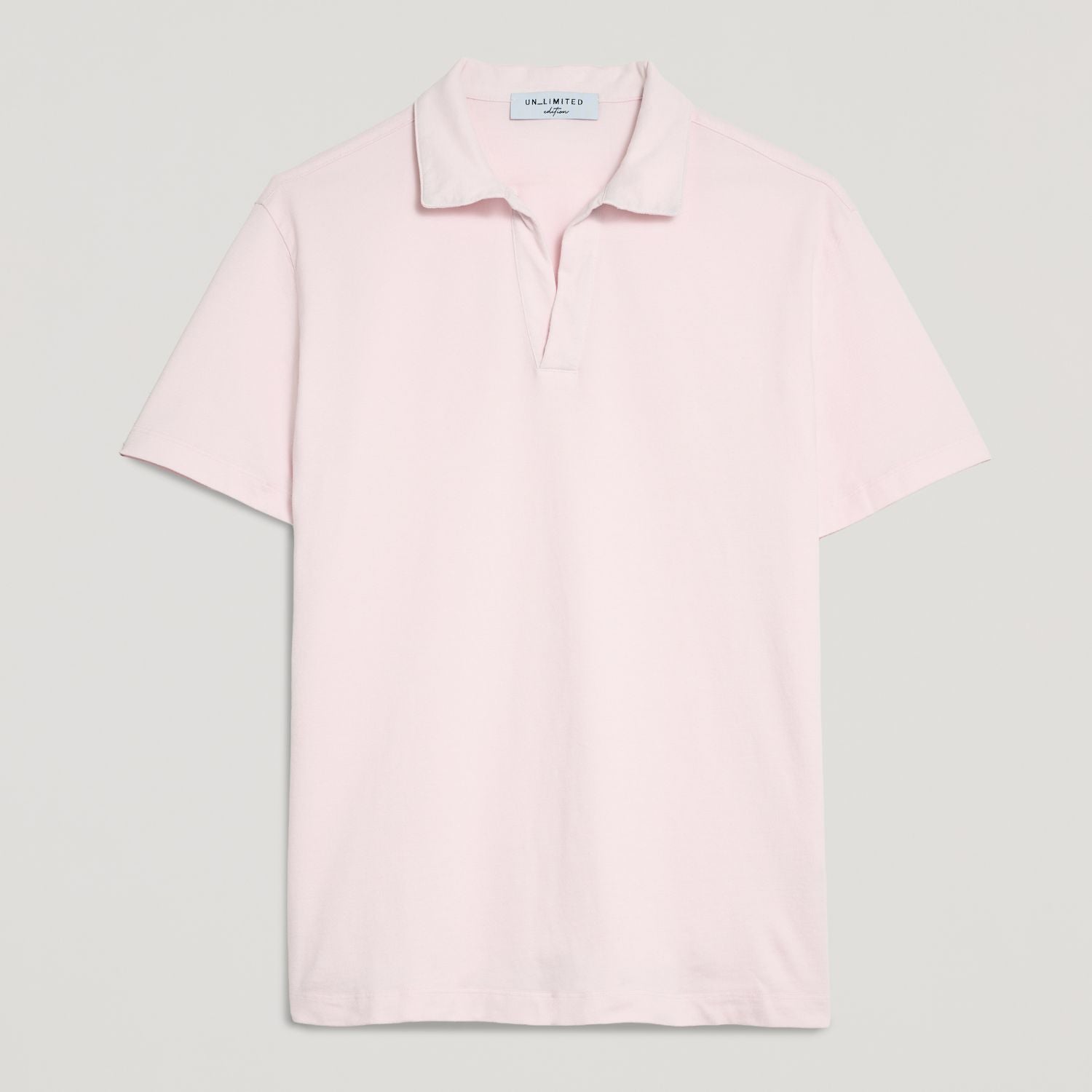 POLO UOMO TINTO CAPO SENZA BOTTONI “SENSA” ROSA – UNLIMITED