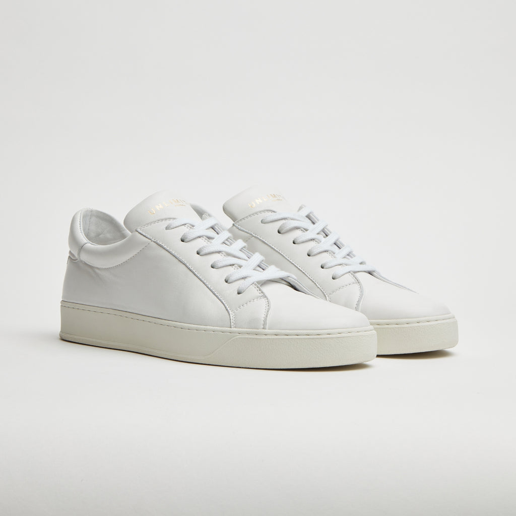 SNEAKERS ARTIGIANALI IN VITELLO NAPPATO “BIANCA” – UNLIMITED