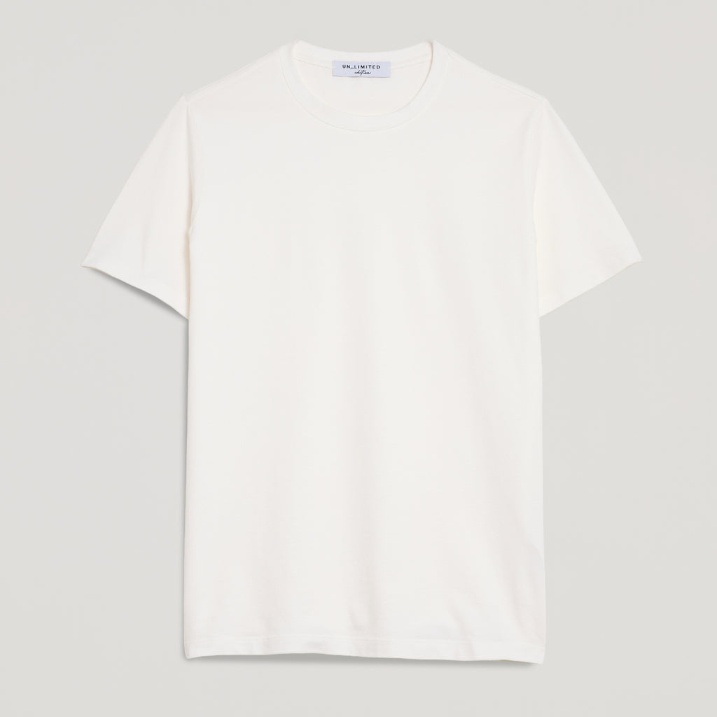 T-shirt uomo in micro piquet tinta in capo, design veneziano e comfort premium, manifattura italiana