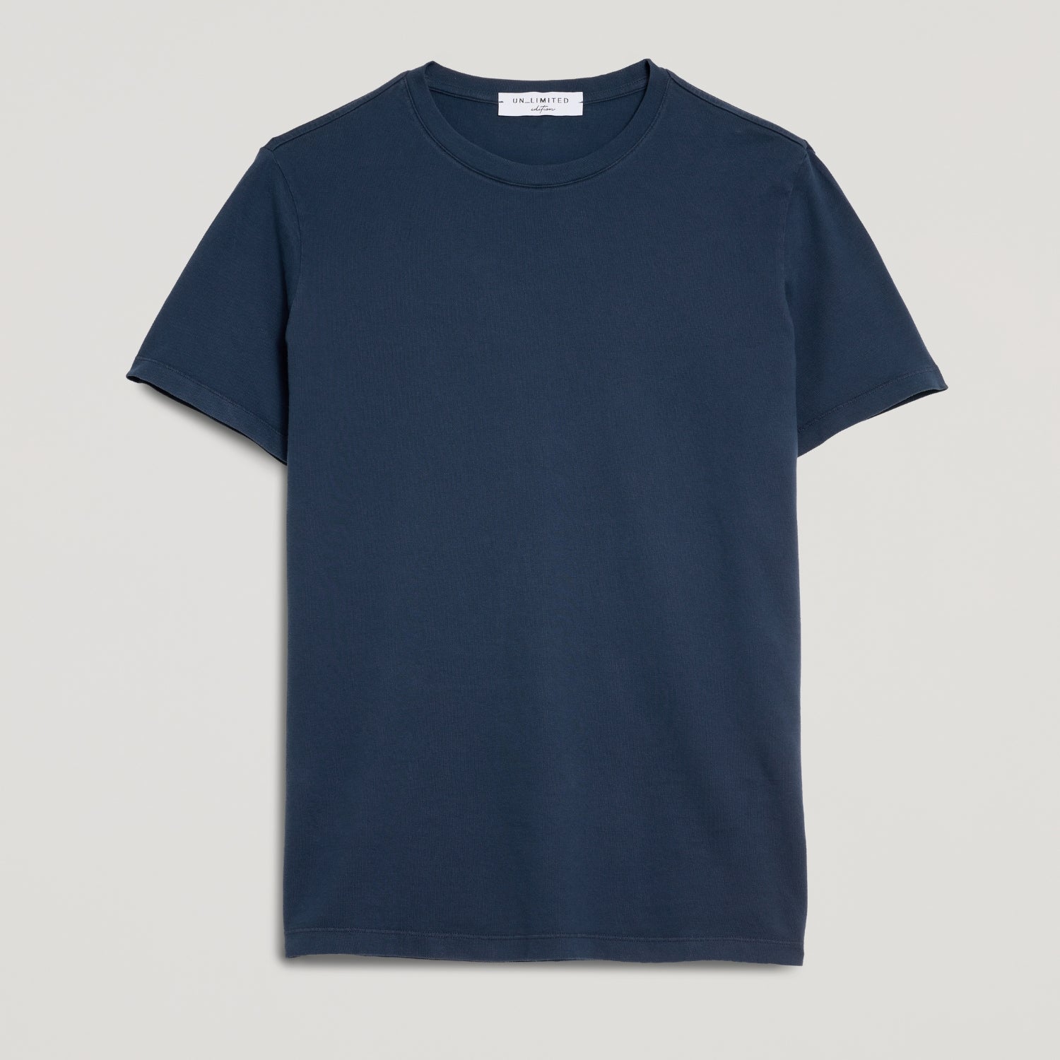 T-SHIRT UOMO IN PIQUET TINTO CAPO “MORETTA” BLU – UNLIMITED