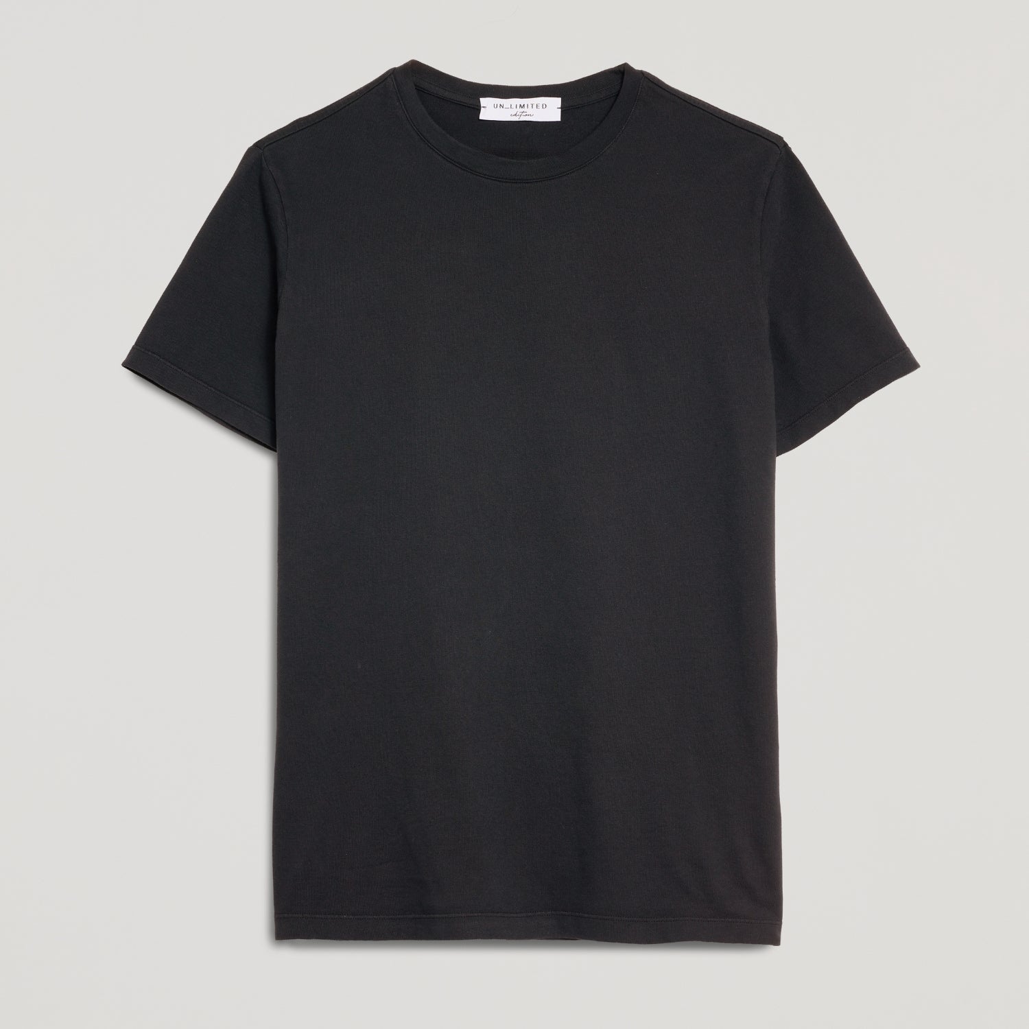 T-SHIRT UOMO IN PIQUET TINTO CAPO “MORETTA” NERA – UNLIMITED
