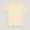 T-shirt uomo giallo chiaro in micro piquet tinta in capo, design veneziano e manifattura italiana