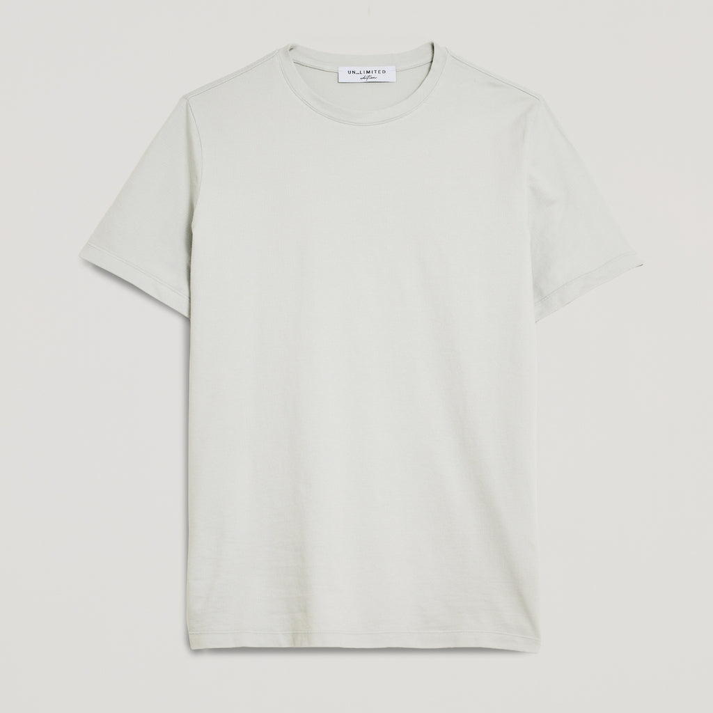 T-shirt uomo in micro piquet tinta in capo, design veneziano, manifattura italiana, comfort premium
